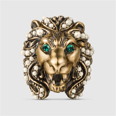 ladies gucci wedding rings|female gucci lion ring.